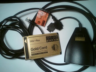 PSION DACOM Gold Card + ISDN adaptér