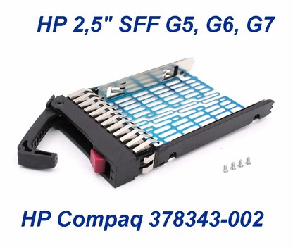 HP 2,5" SAS, SATA Hotplug rámik - HP G6/G7
