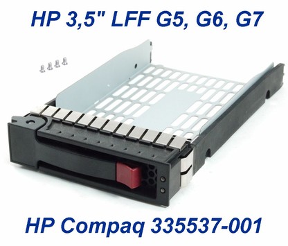 HP 3,5" SAS, SATA Hotplug rámik - HP G6/G7