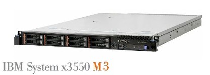IBM System x3550 M3 8Bay- 2x Quad-Core E5540 / 1.2TB 6G SAS