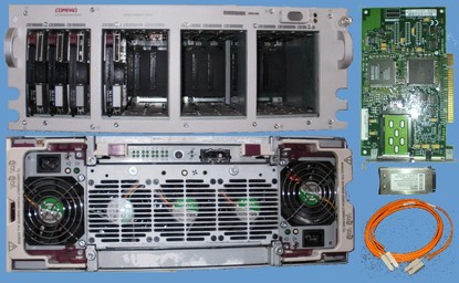 Výpredaj - Compaq RaidArray RA4100 + PCI Fibre Channel HBA - Oldtimer