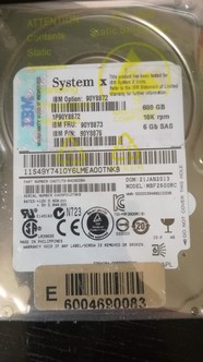 IBM 600GB 6G 10K SAS 2.5" HDD - IBM 90Y8873